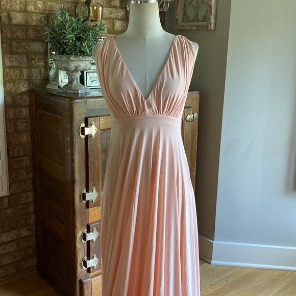 CITY GODDESS PROM EVENING DRESS DR198A LONG FLOWY DRESS NEW SMALL - Picture 4 of 16